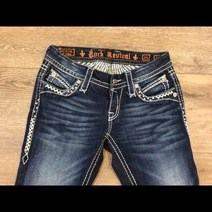 Size 25 Rock Revival skinnies.